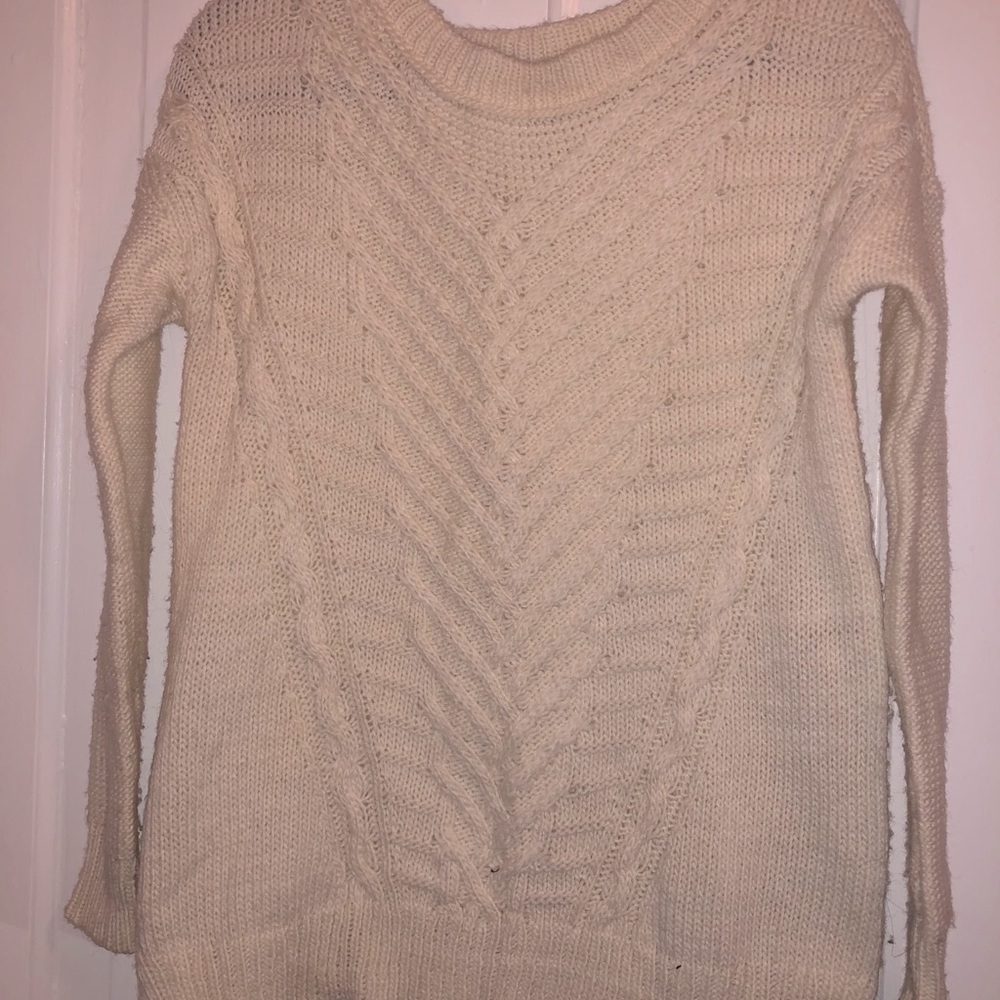 American eagle cable knit sweater